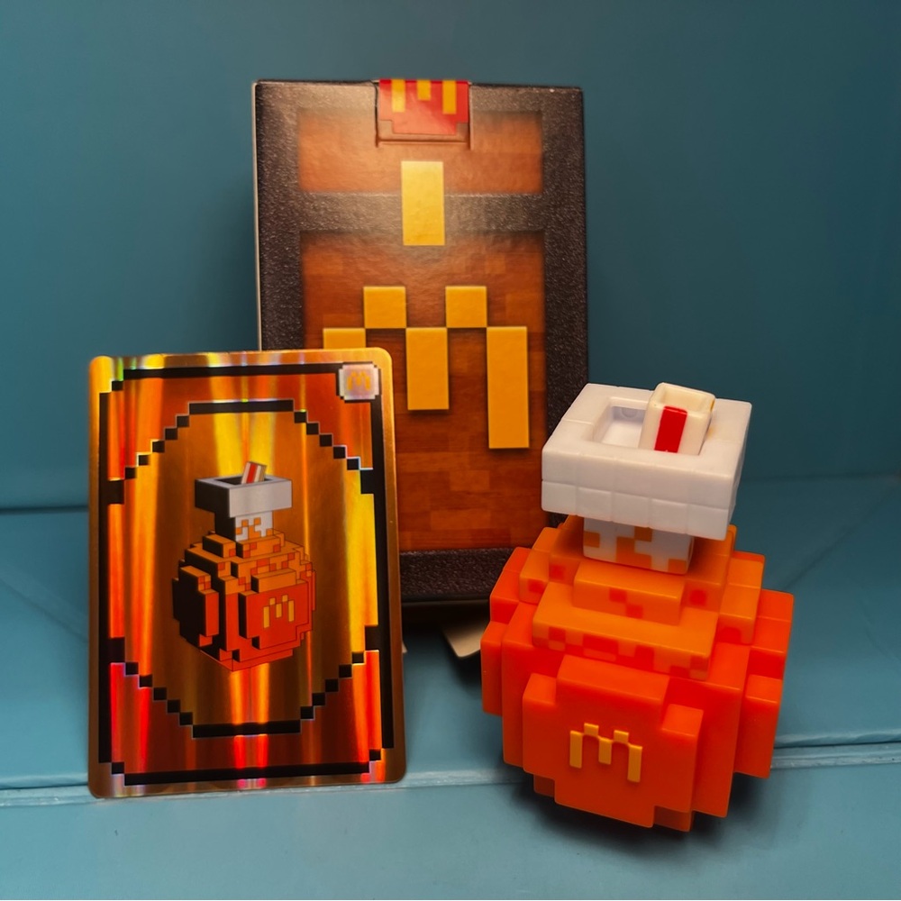 McDonald’s Adult Happy Meal - Minecraft Soda Potion with card *Unused Code*